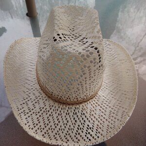 Rodeo Cowboy Hat Vaquero Riding 6 1/4 USA 54 Boy Girl 21'' Mexico White Sombrero